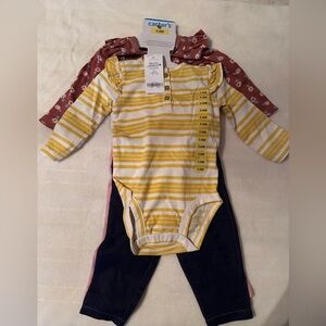 Carter's 4 Piece Set Baby Outfit